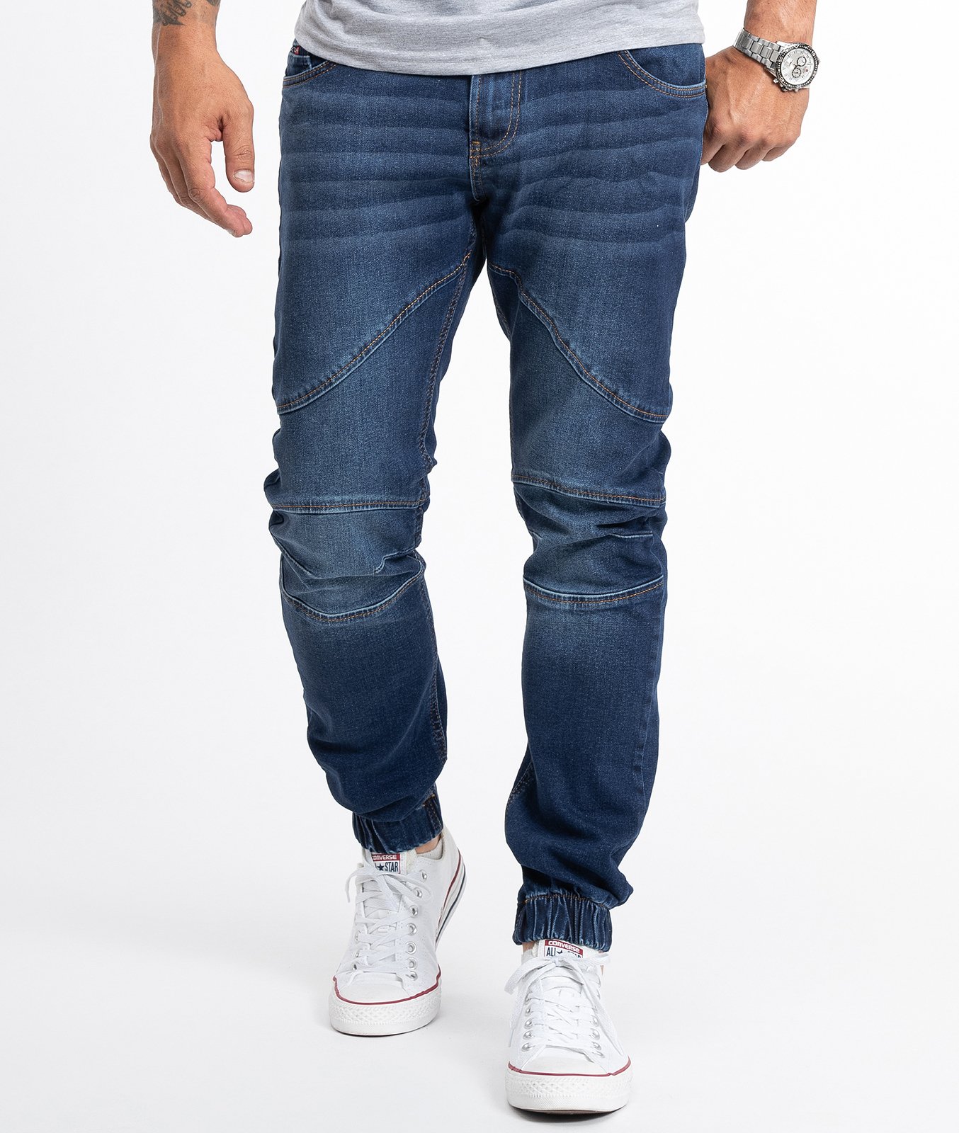 Rock Creek Jeans Tapered Fit Blau