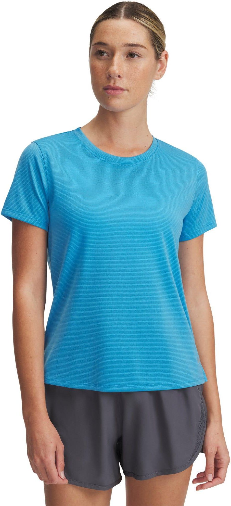 Under Armour - "Launch" Oberteil für Damen, kurzärmlig (Ätherisch Blau)
