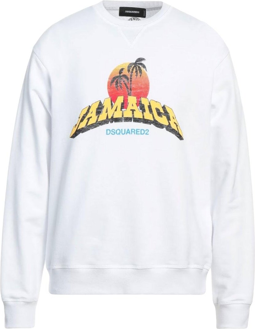 DSquared2 - "Jamaica" Sweatshirt für Herren/Damen Unisex (Weiß)