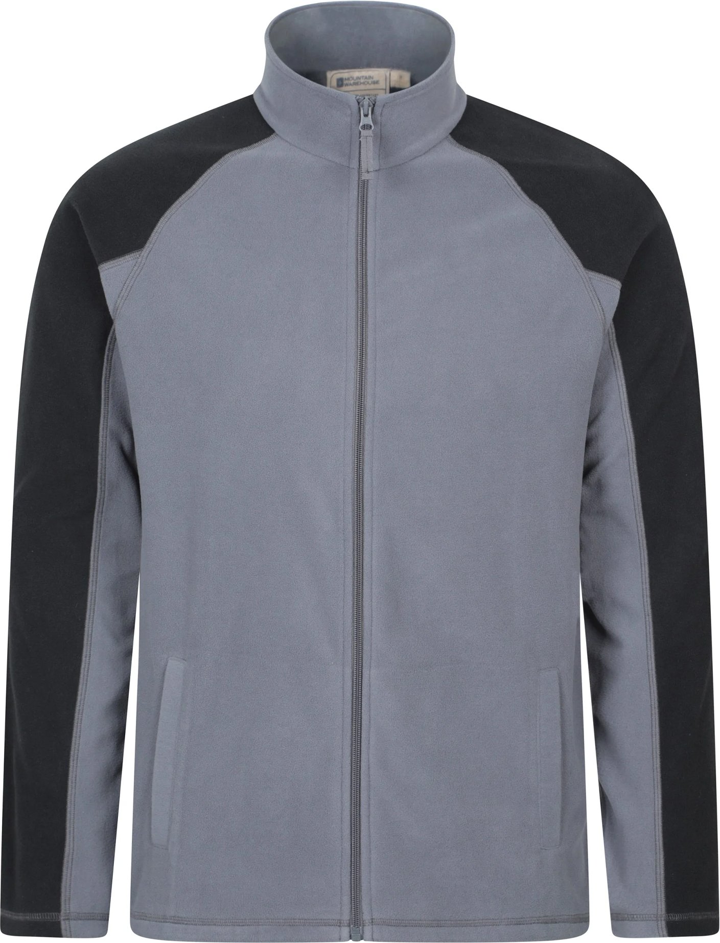 Thumbnail - Mountain Warehouse - "Ashbourne" Fleecejacke Durchgehender Reißverschluss für Herren (Dunkelgrau)