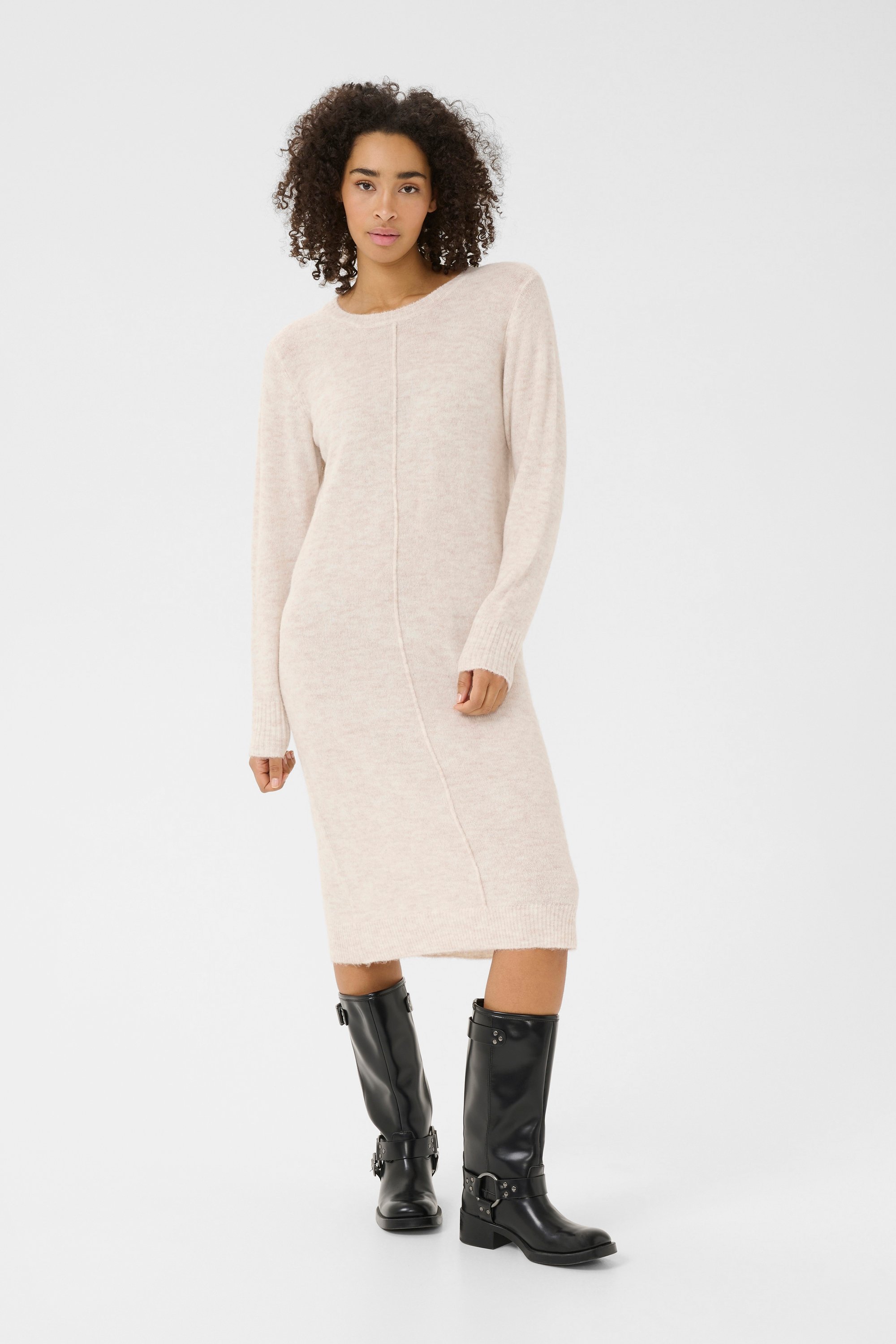 Kleid Regular fit beige