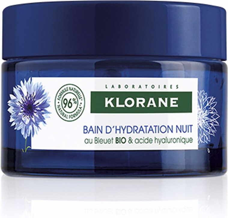Bio-kornblume & Hyaluronsäure Nacht-feuchtigkeitsbad 50 ml