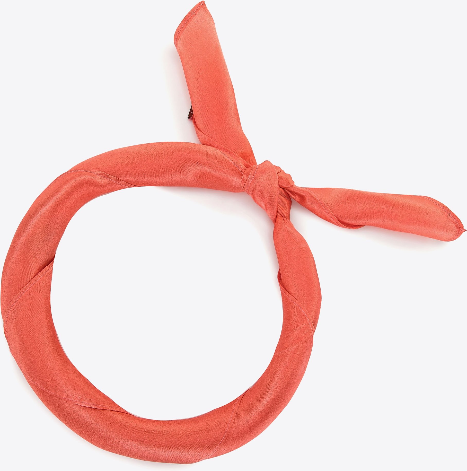 Wittchen Damen Seidenschal, einfarbig orange