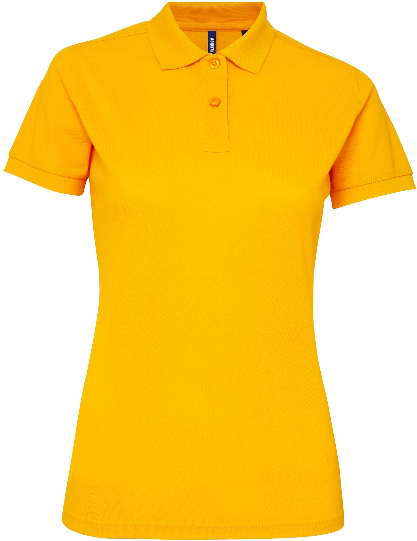 Asquith & Fox - Polo-Shirt mit kurzen Ärmeln - Damen (Gelb)