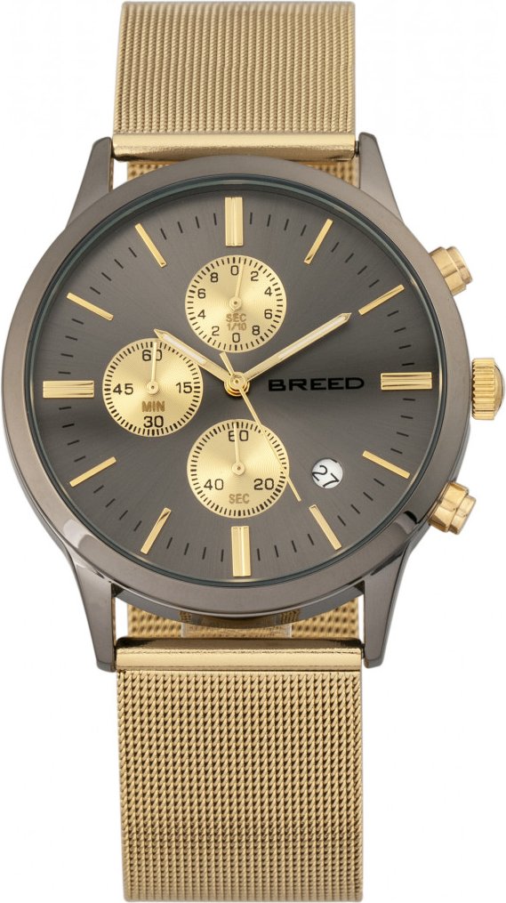 Breed Espinosa Chronograph Mesh-Armbanduhr mit Datum