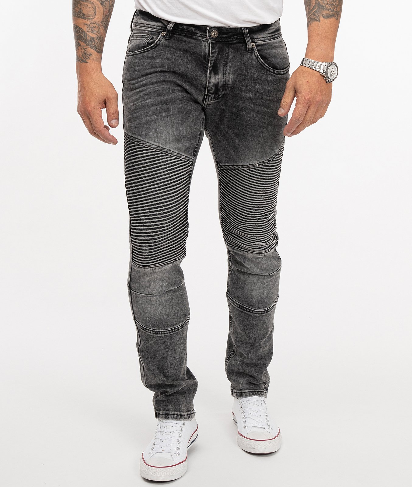 Rock Creek Jeans Slim Fit Grau