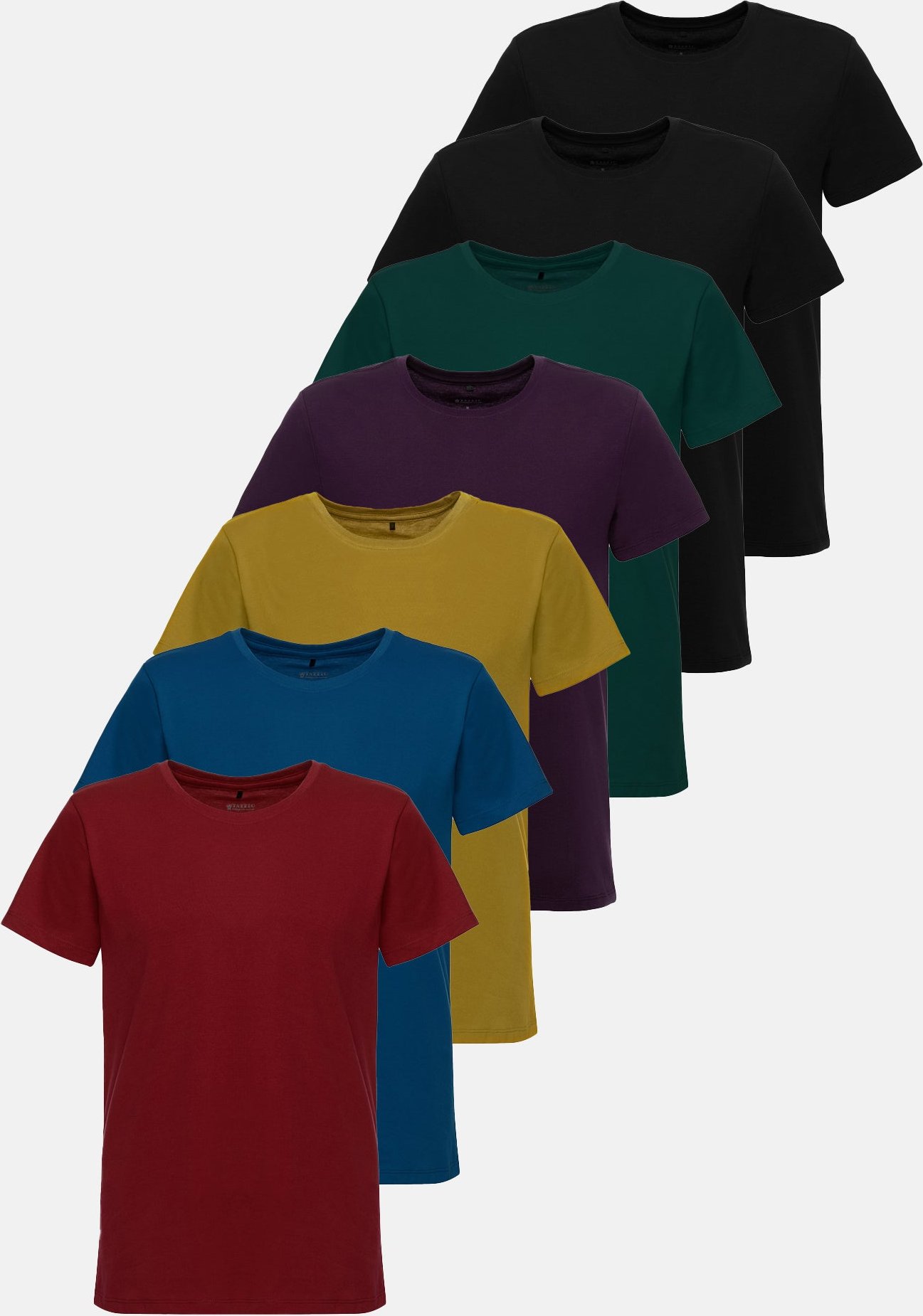 Thumbnail - Tazzio Herren T-Shirt Rundhals 7er-Pack