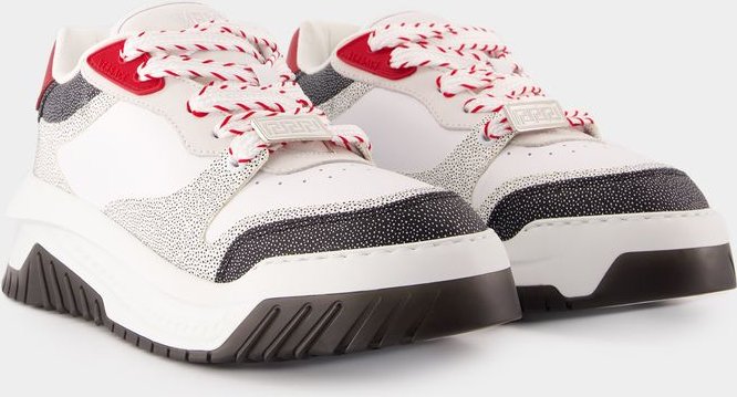 Odissea Sneakers - Versace - Leder - Schwarz