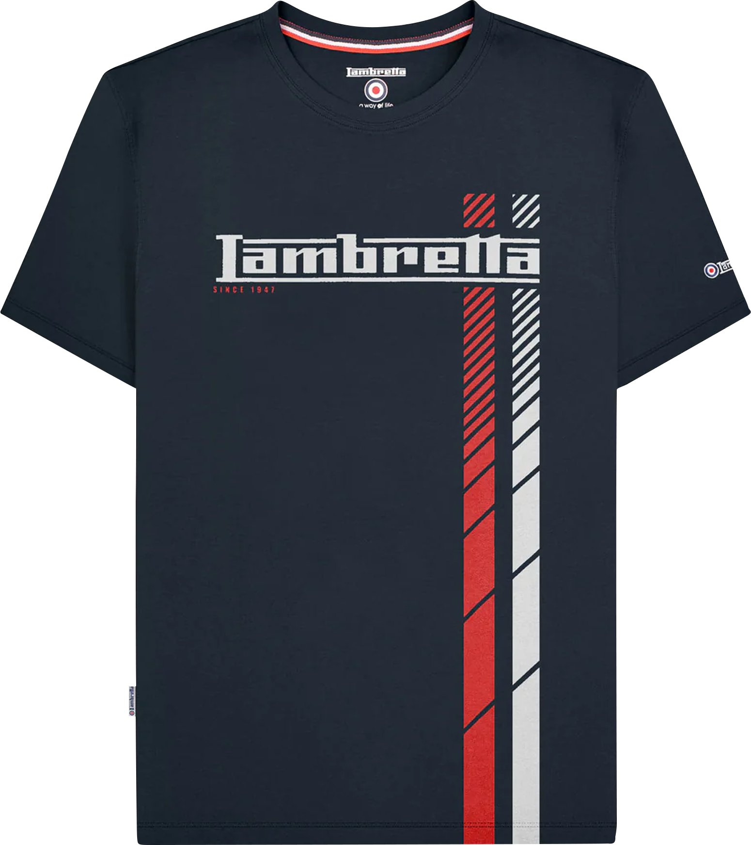 Lambretta - "SS25" T-Shirt für Herren (Marineblau)