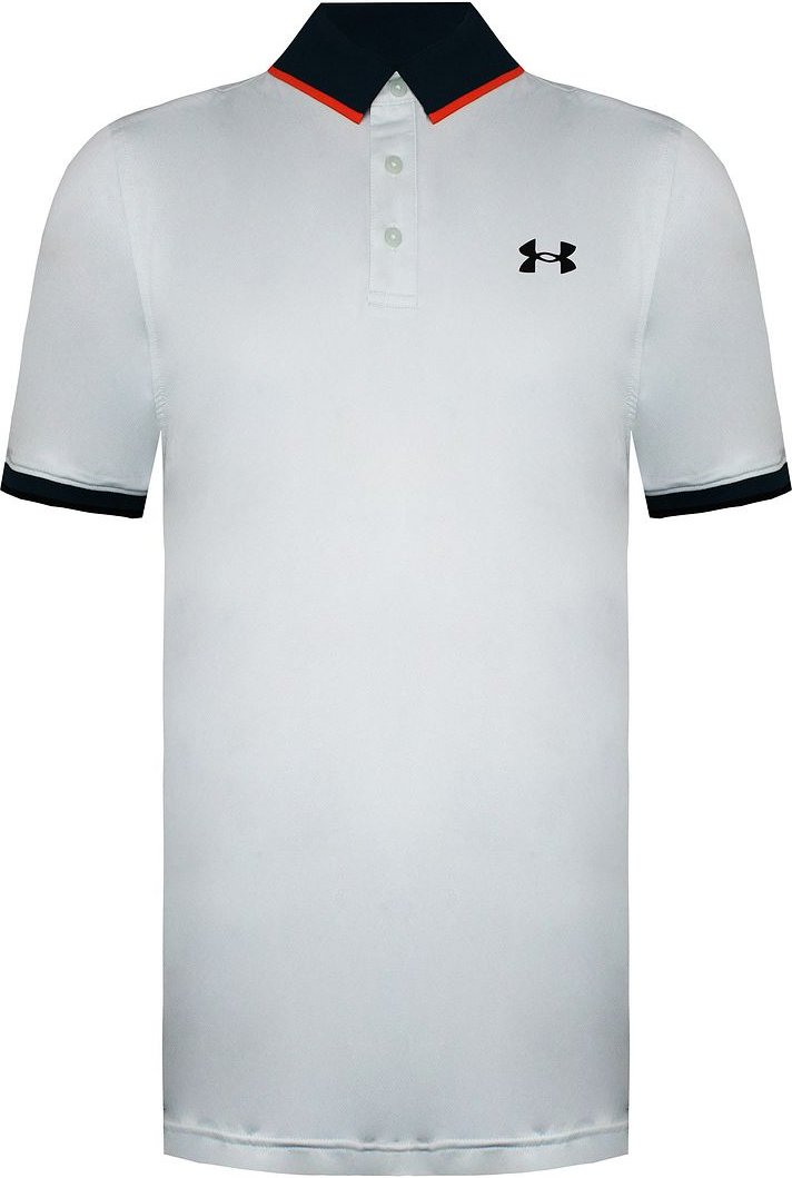 Under Armour Playoff 2.0 Herren White Pique Polo -Hemd