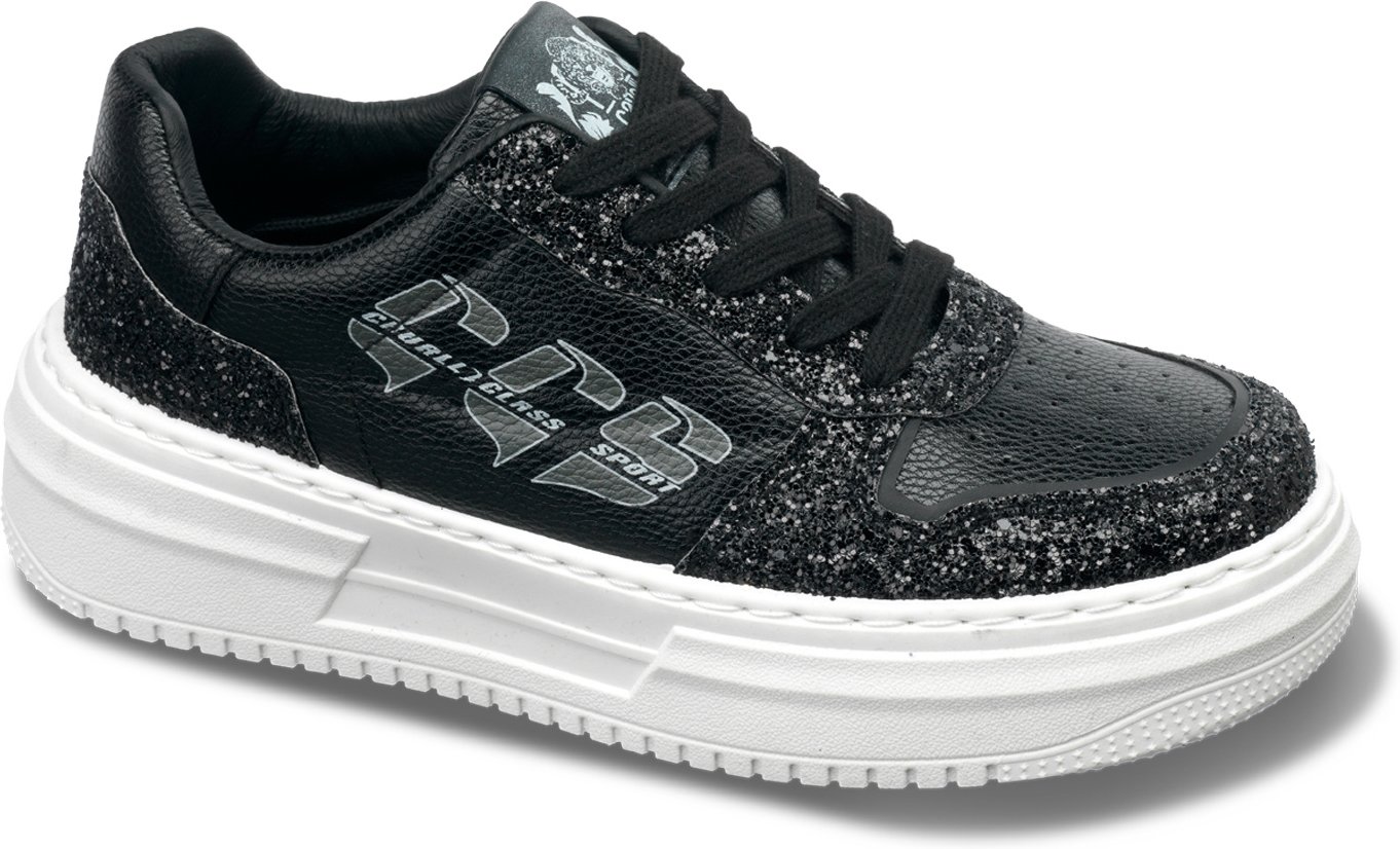 Glitzer Plattform Sneaker
