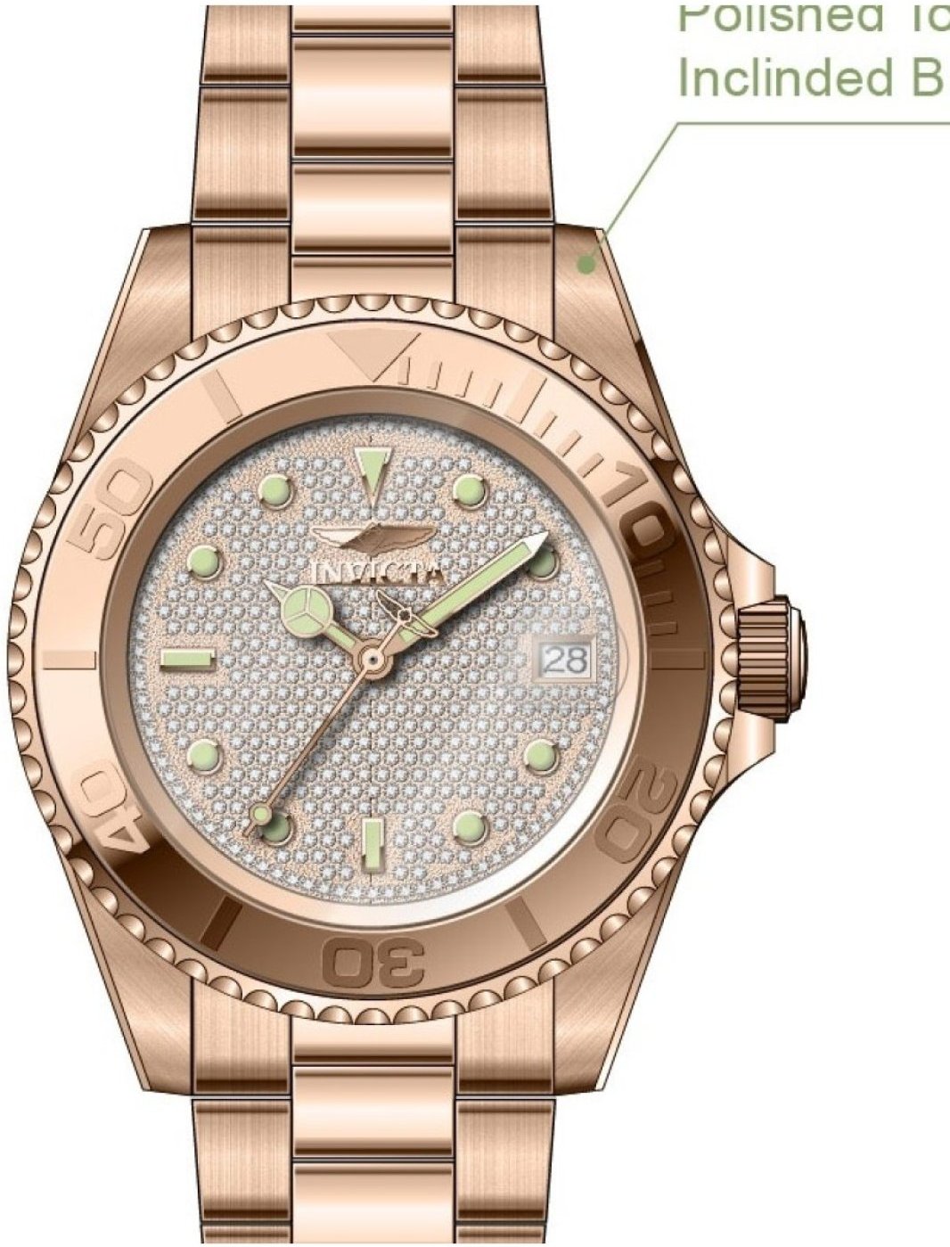 Invicta Pro Diver 50285 Herrenuhr - 43mm