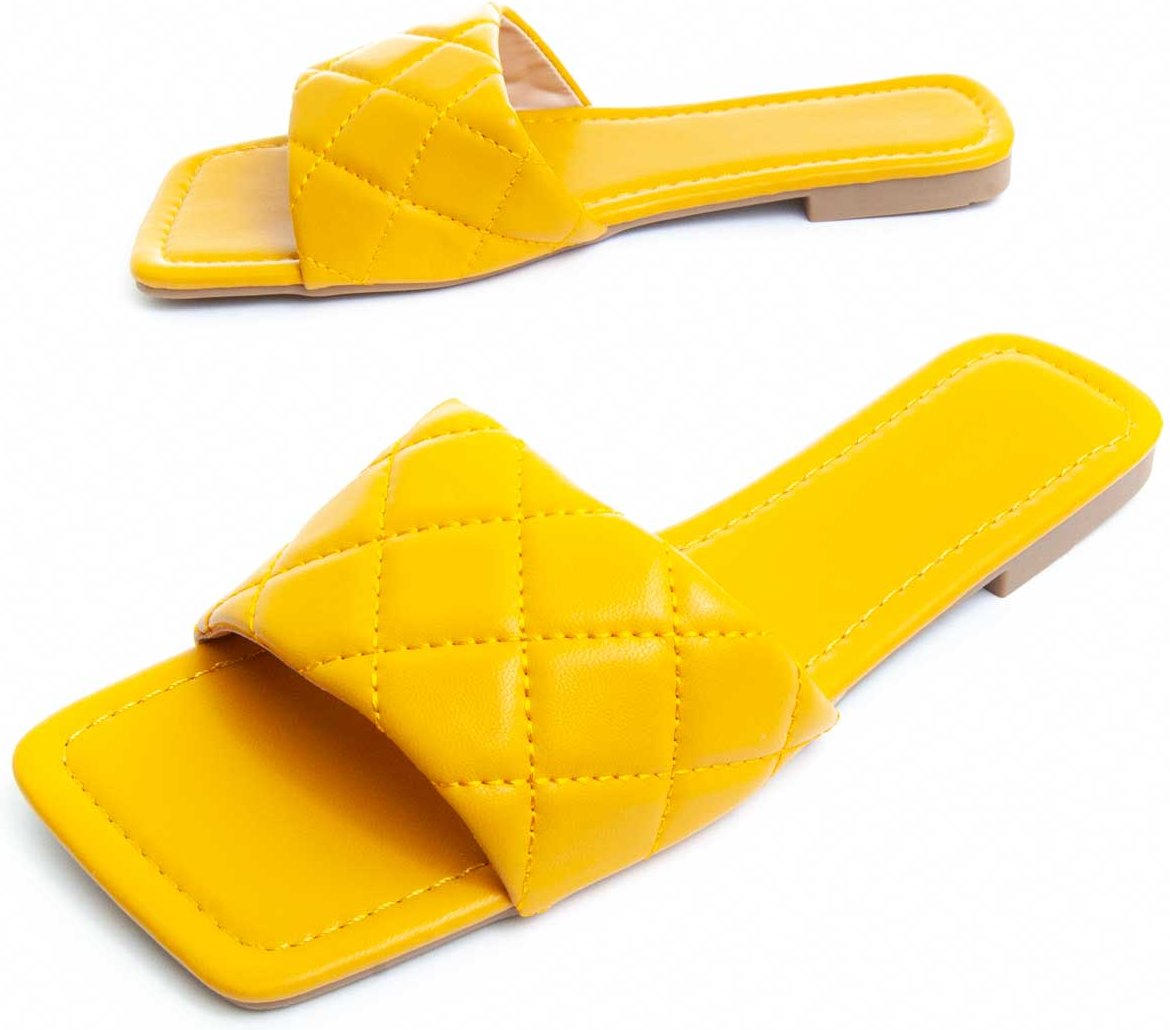 Thumbnail - Montevita Flache Sandale Palanti In Gelb