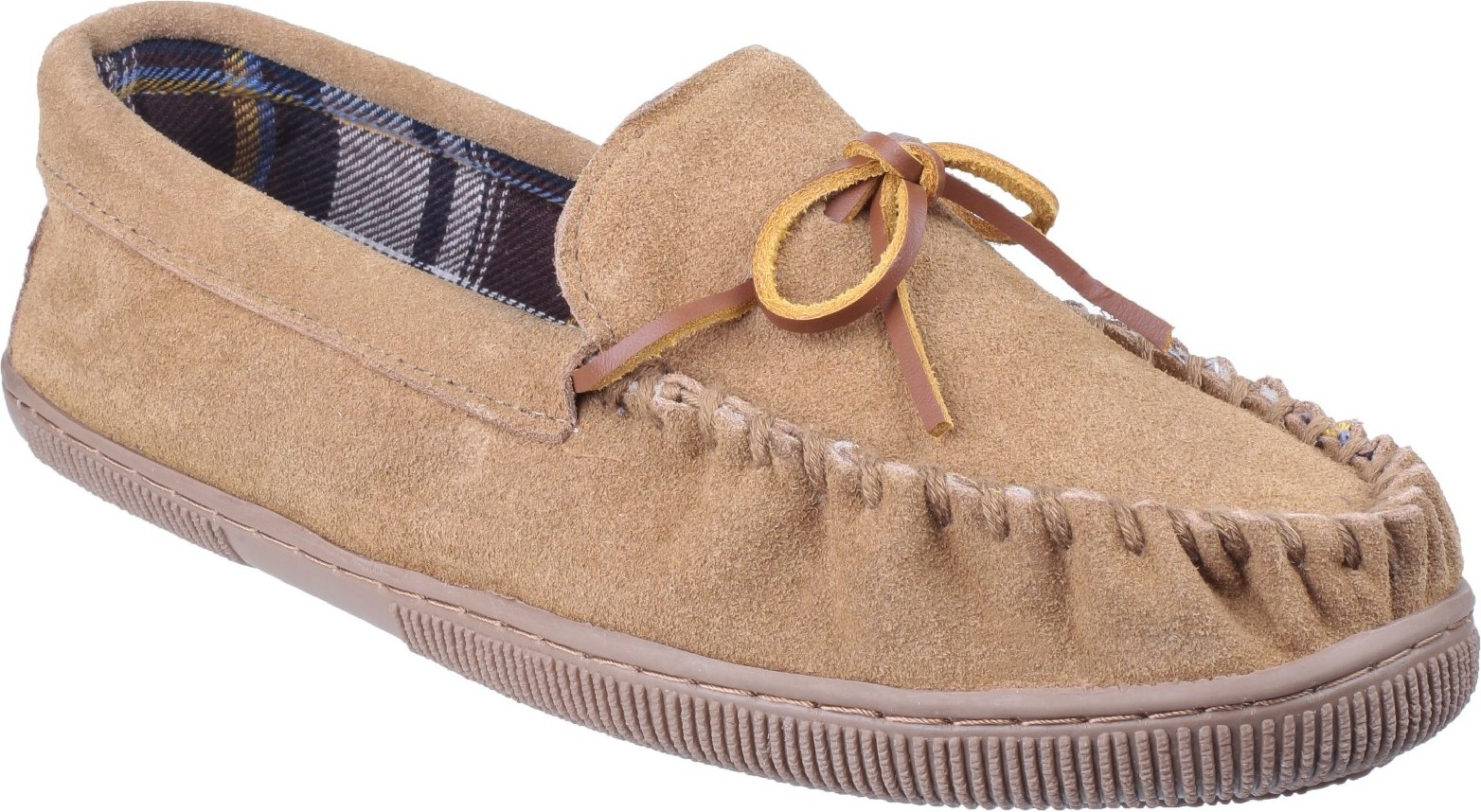 Cotswold Suede Alberta Slipper / Herren Hausschuhe (Beige)