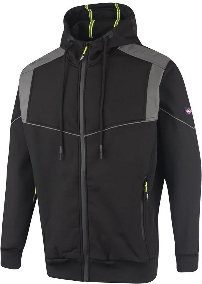 Thumbnail - Lee Cooper - Kapuzenjacke Reflektierend für Herren (Schwarz)