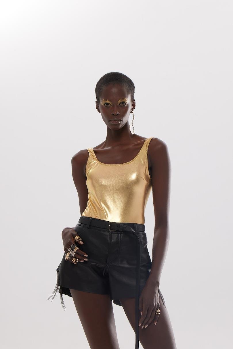 Badeanzug mit U-Ausschnitt