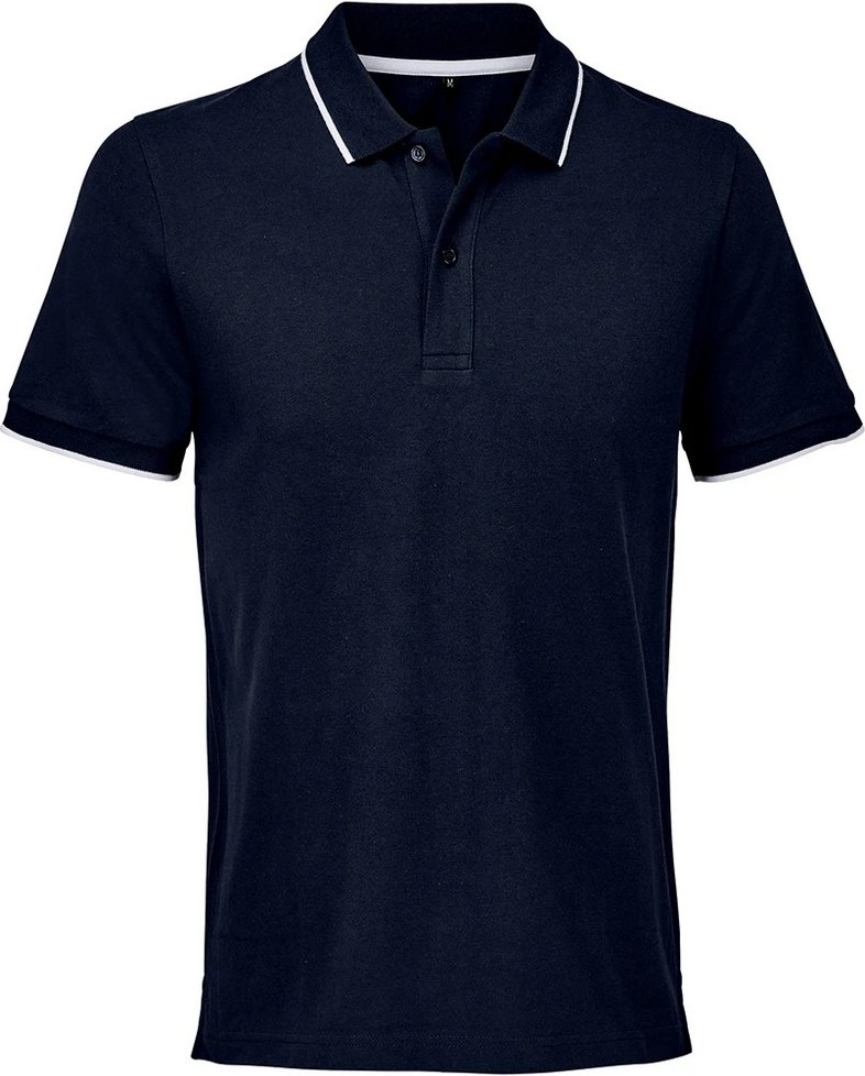 SOLS - "Palermo" Poloshirt für Herren/Damen Unisex (Dunkelblau/Weiß)