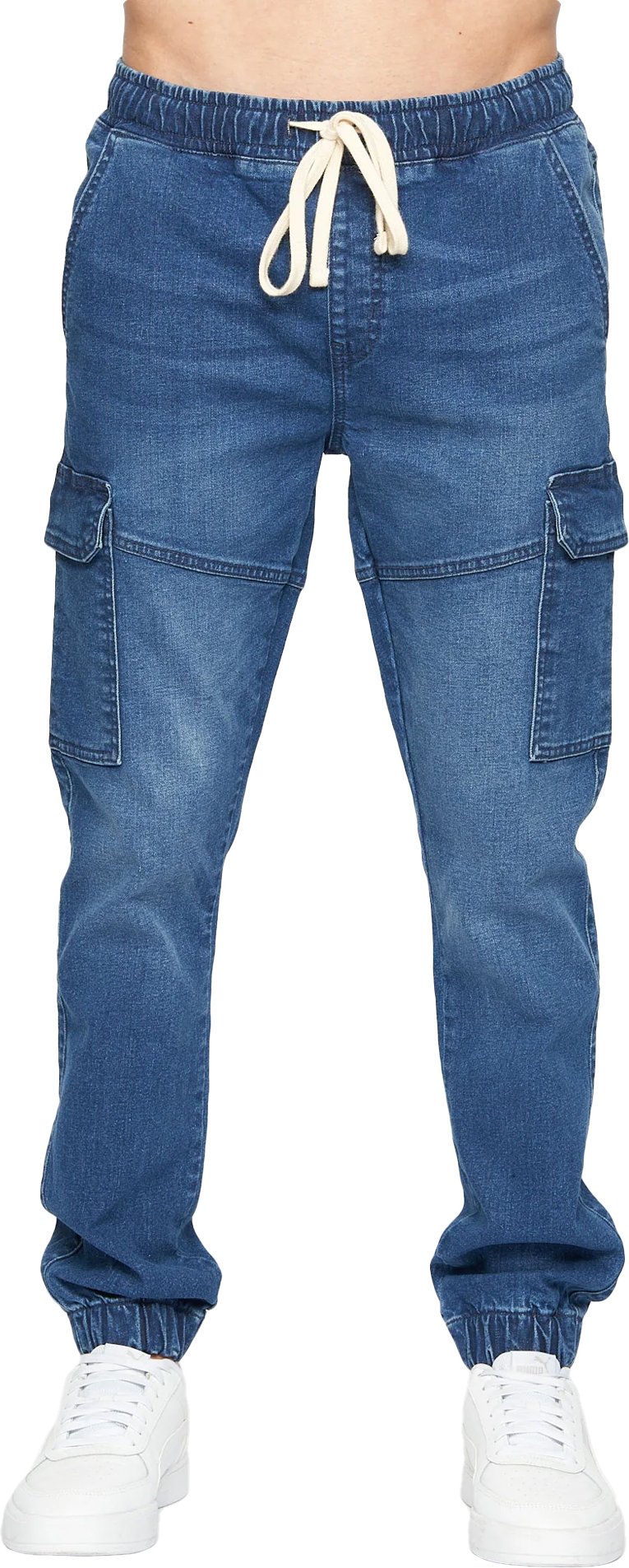 Crosshatch - "Malimore" Cargo-Jeans für Herren (Steinwaschen)