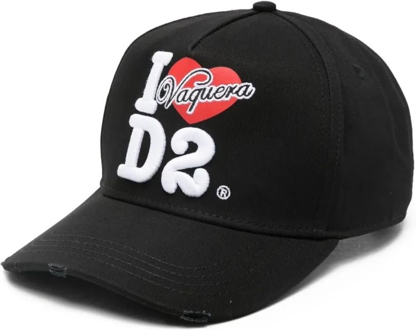 Dsquared Verwaschene Logo-Cap