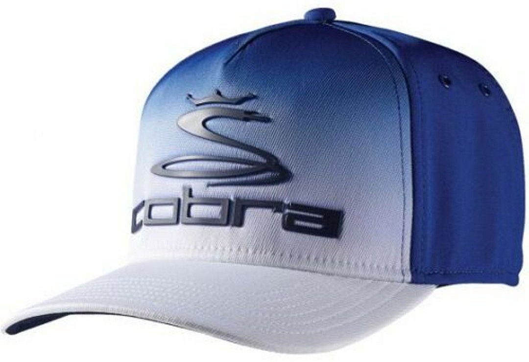 Cobra King Pro Tour Fade Rickie Fowler Verstellbare blaue weiße Herren Golfkappe 909200 02