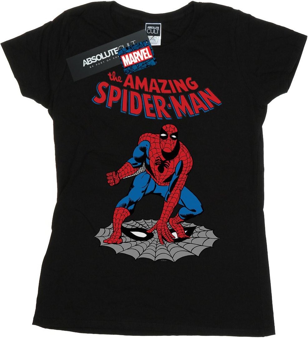Marvel - "The Amazing Spider-Man" T-Shirt für Damen (Schwarz)