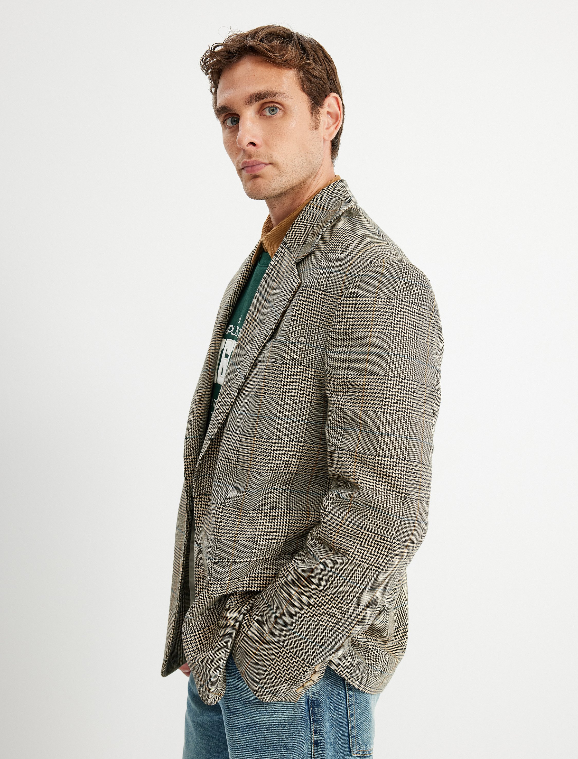 Koton Blazer Regular V-Kragen Blazer