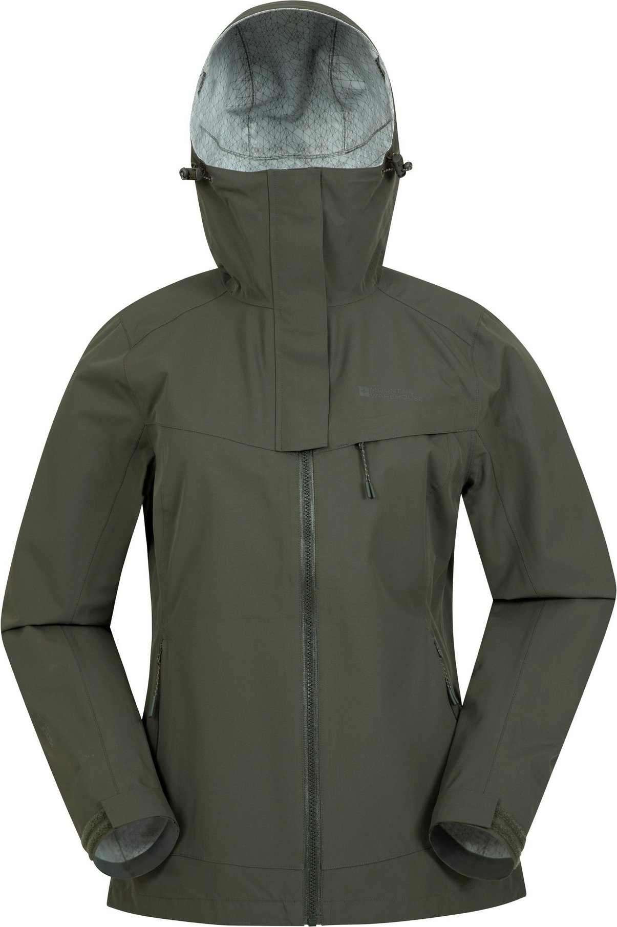 Mountain Warehouse - "Arlberg" Jacke, wasserfest 2,5 Lagen für Damen (Dunkel-Khaki)
