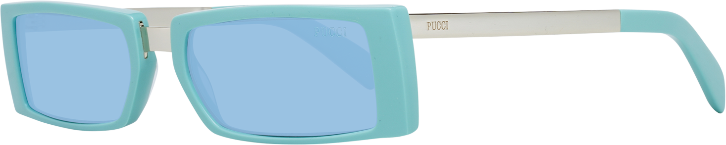 Emilio Pucci Türkis Damen Sonnenbrille