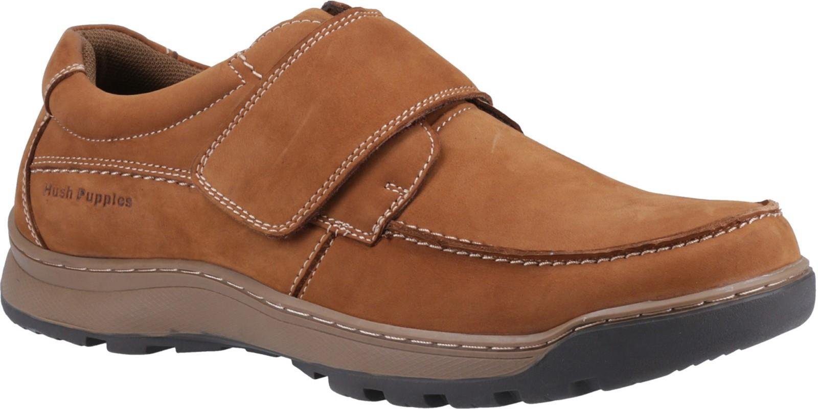 Thumbnail - Hush Puppies - Herren Schuhe Casper, Leder (Hellbraun)