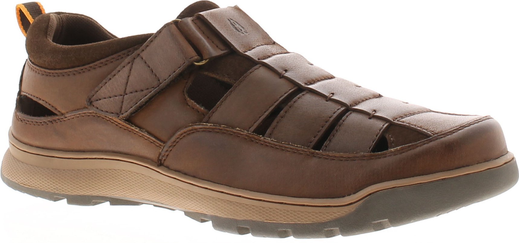 Thumbnail - Hush Puppies Herren Sandalen Komfortable Rucker Leder braun