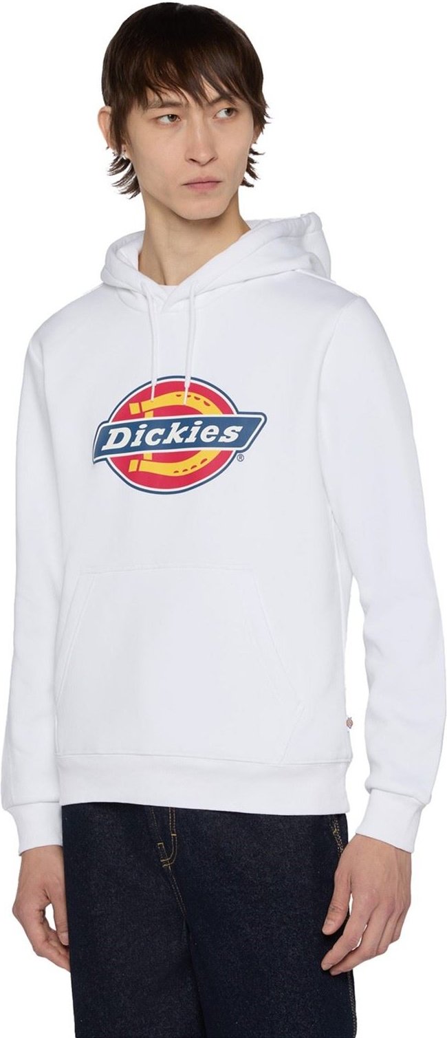 Dickies Icon Logo Polyester Unisex Erwachsene Weiß Kapuzensweatshirt