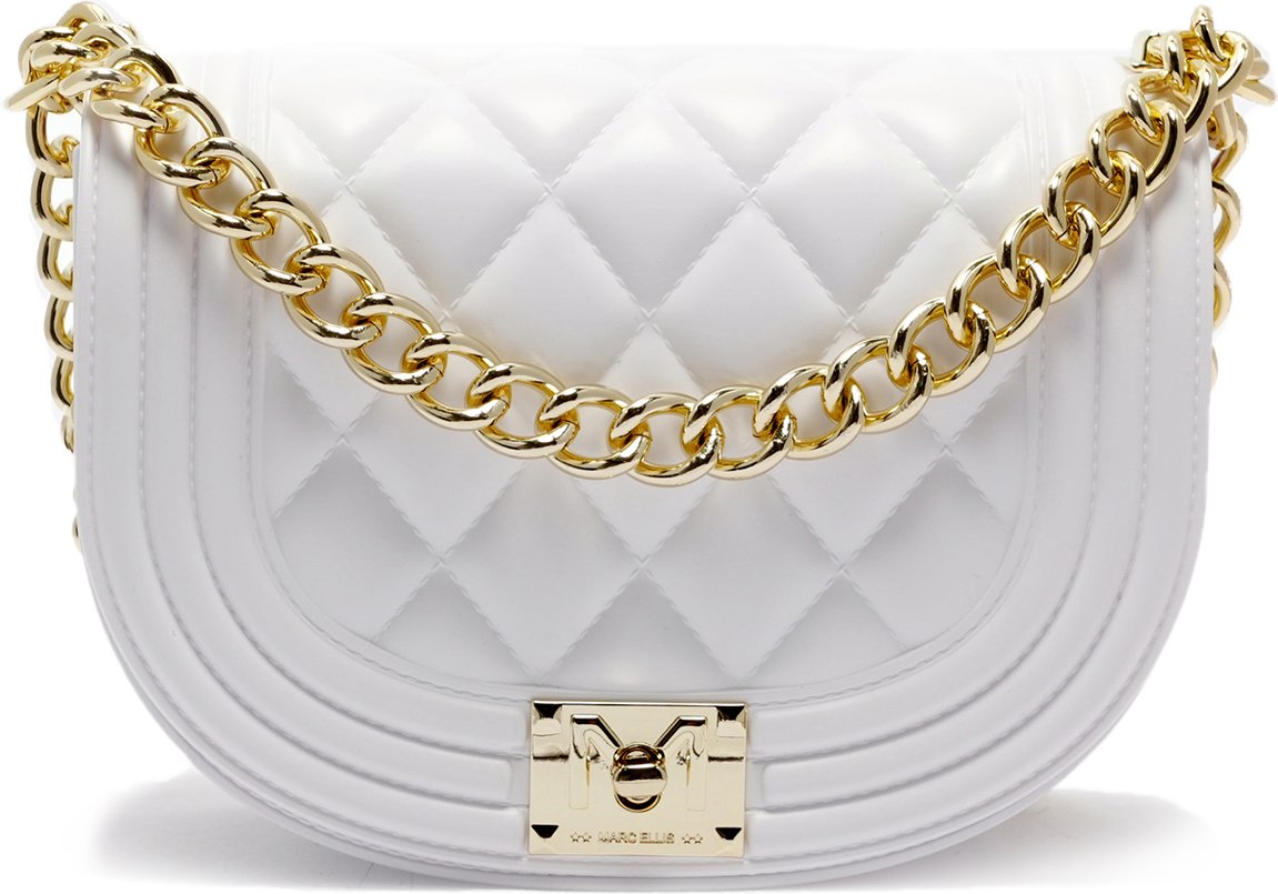 Marc Ellis Handtasche WHITE AND GOLD