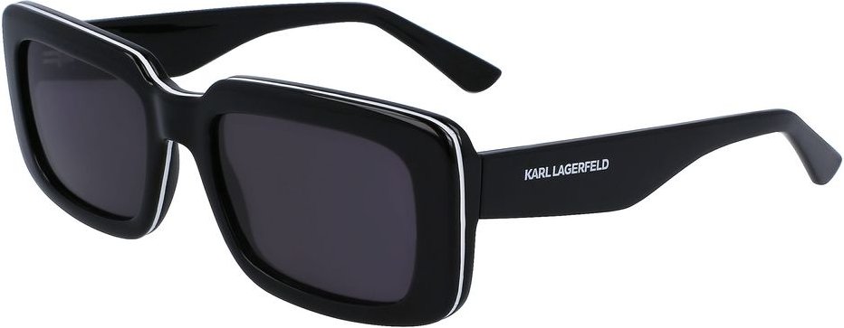 Karl Lagerfeld Schwarze Eingespritzte Sonnenbrille