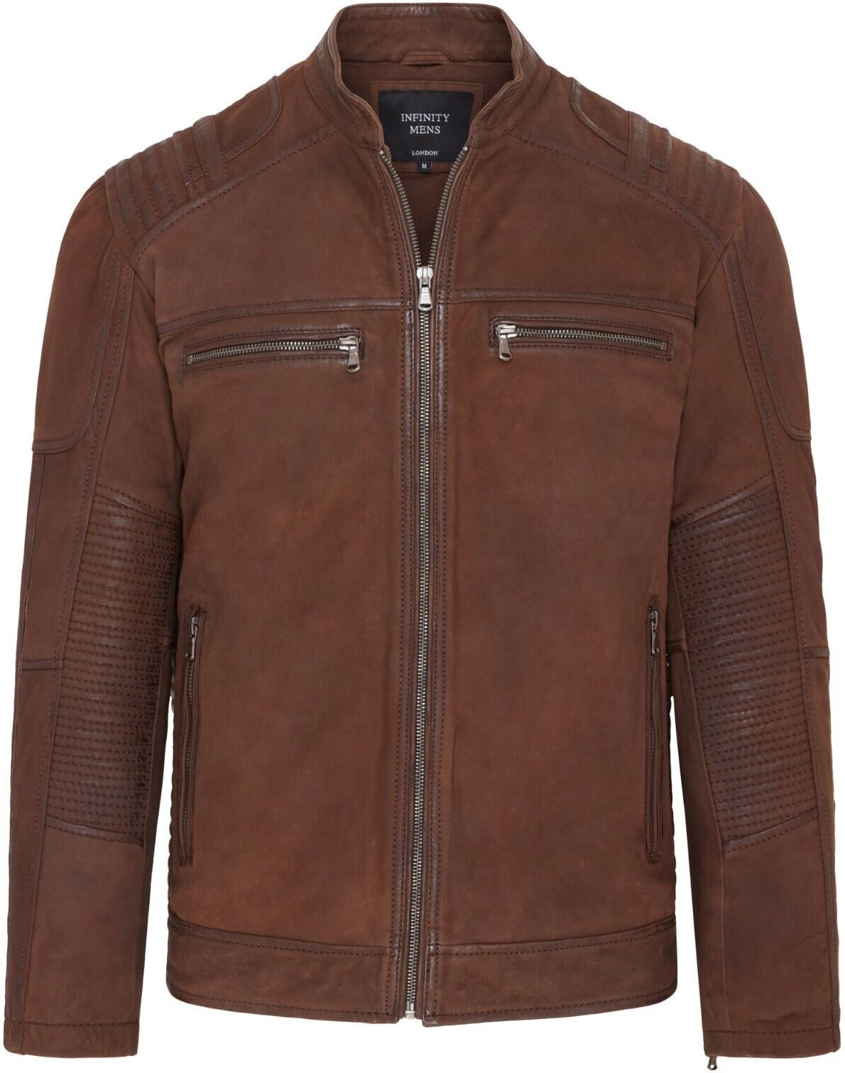 Cafe Racer Bikerjacke aus B�ffelleder f�r Herren - Jinan