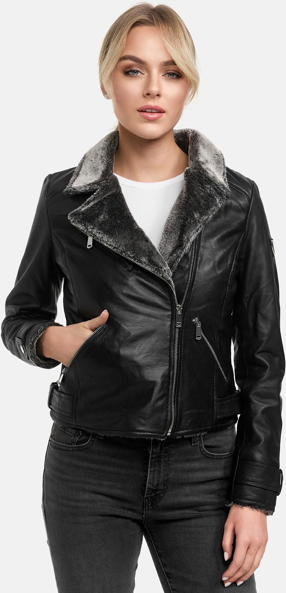 Thumbnail - Tazzio Damen Lederjacke