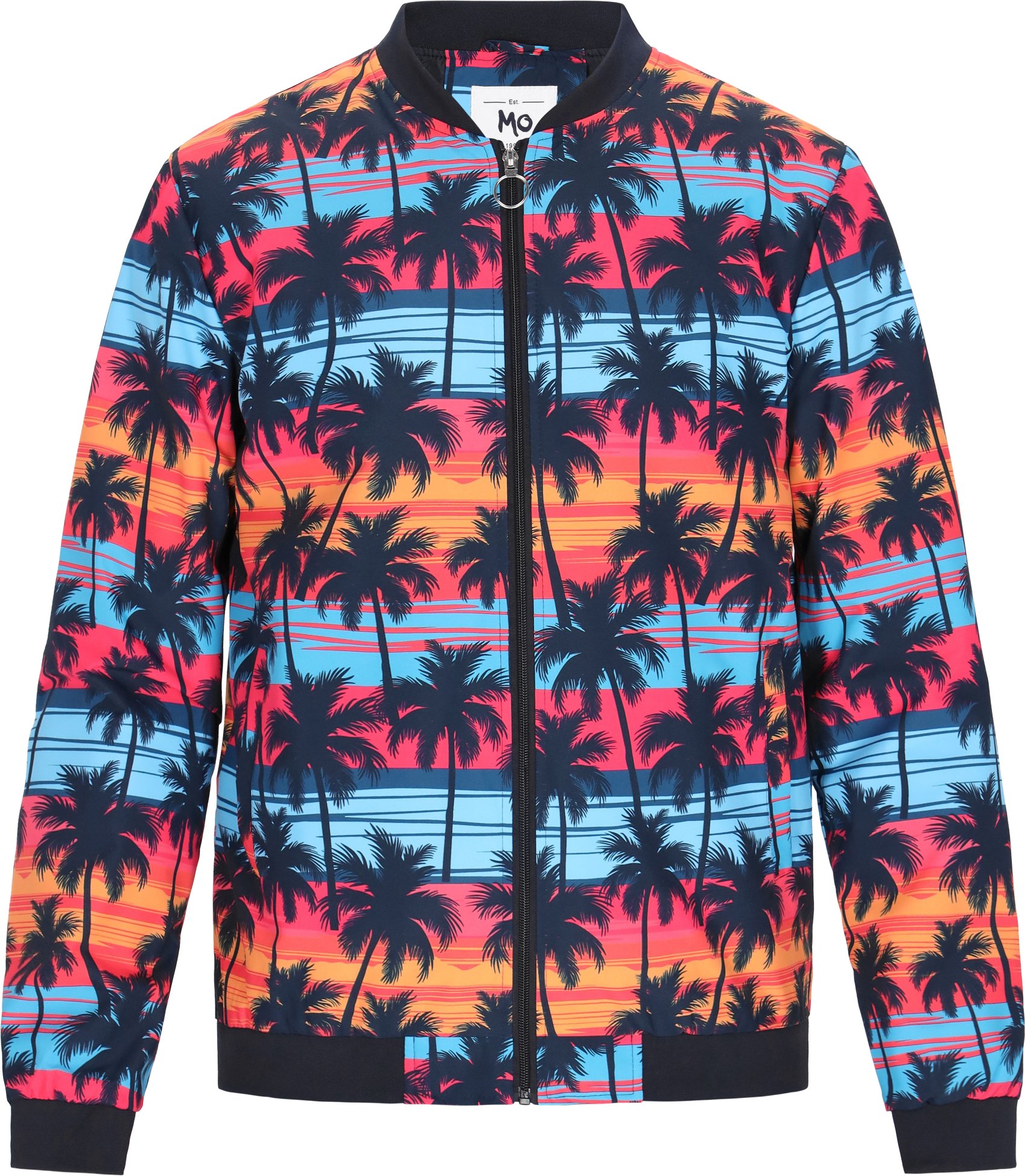 Mo Jacke Männer rot mehrfarbig