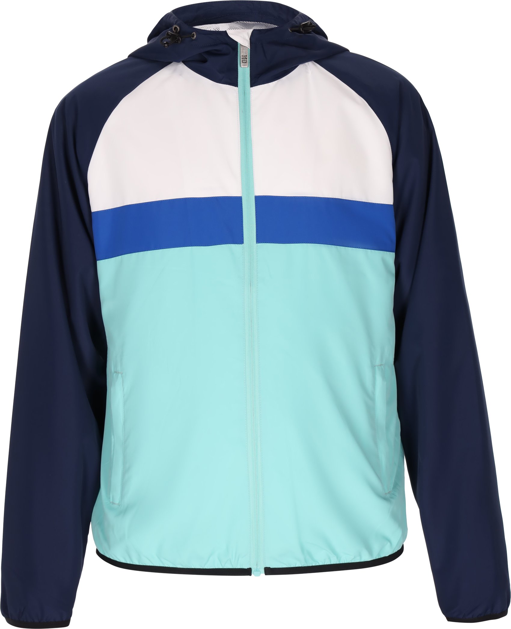 Mo Anorak Herren Türkis Colorblock