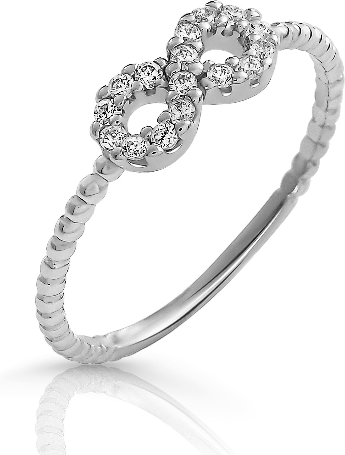Orphelia 'Infinity' Damen-Ring aus 925er Sterlingsilber – Silber ZR-7528