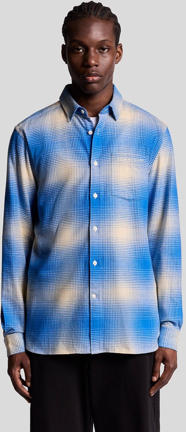 Lyle & Scott Ombre-Karo-Flanellhemd - Mehrfarbig