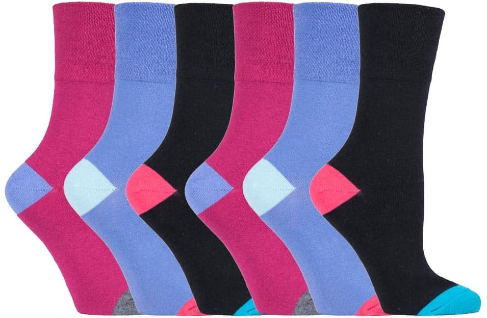 Gentle Grip - 6 Paar Damen Gentle Grip nicht elastische Socken - GG188
