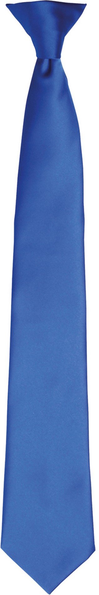 Premier Colours Herren Satin-Clip-Krawatte (Royal)