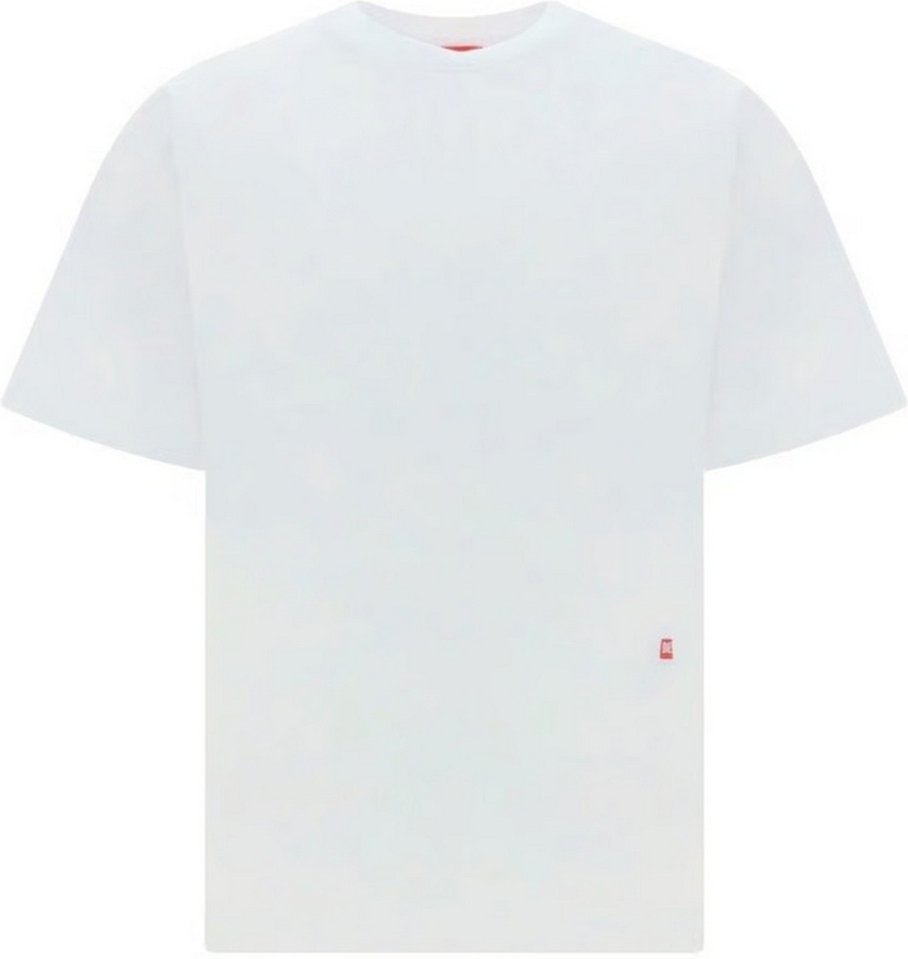 Diesel - T-Shirt für Herren/Damen Unisex, Logo (Weiß)