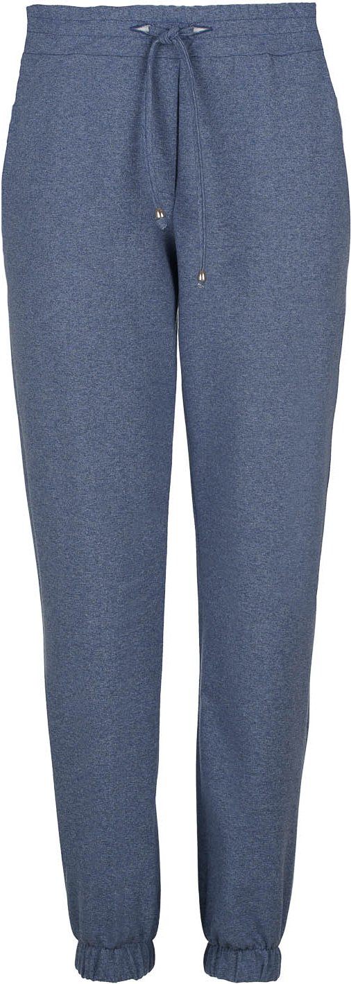 Volle Länge Indigo Mélange Sweatpants