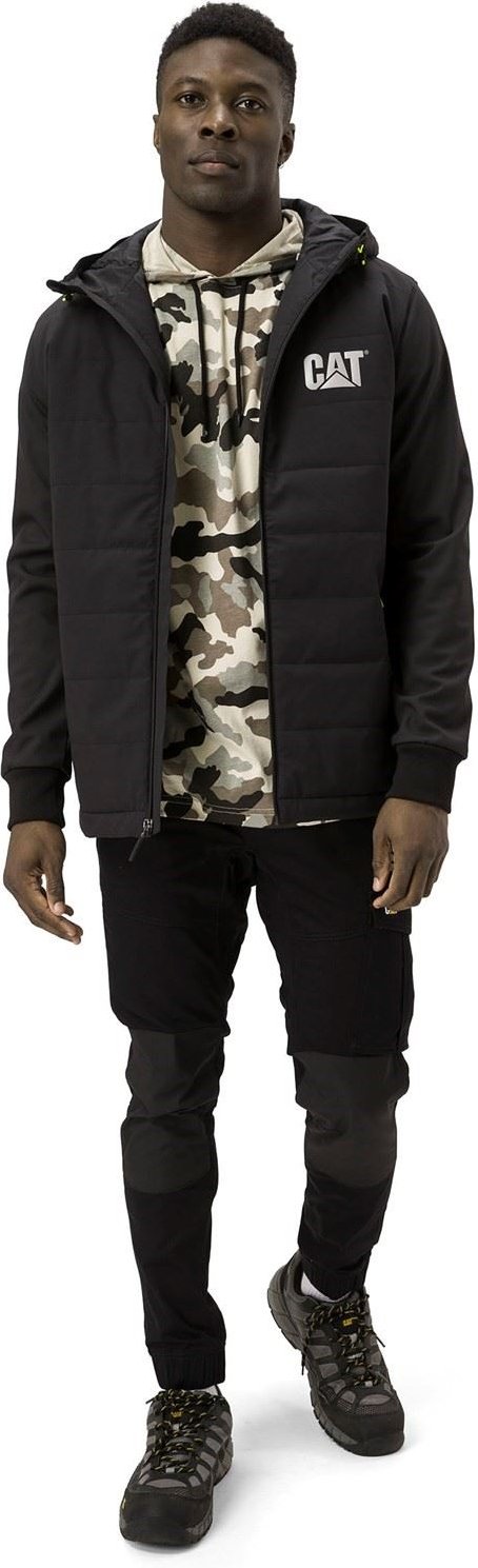 Caterpillar Tech Hybrid Herren schwarze Jacke