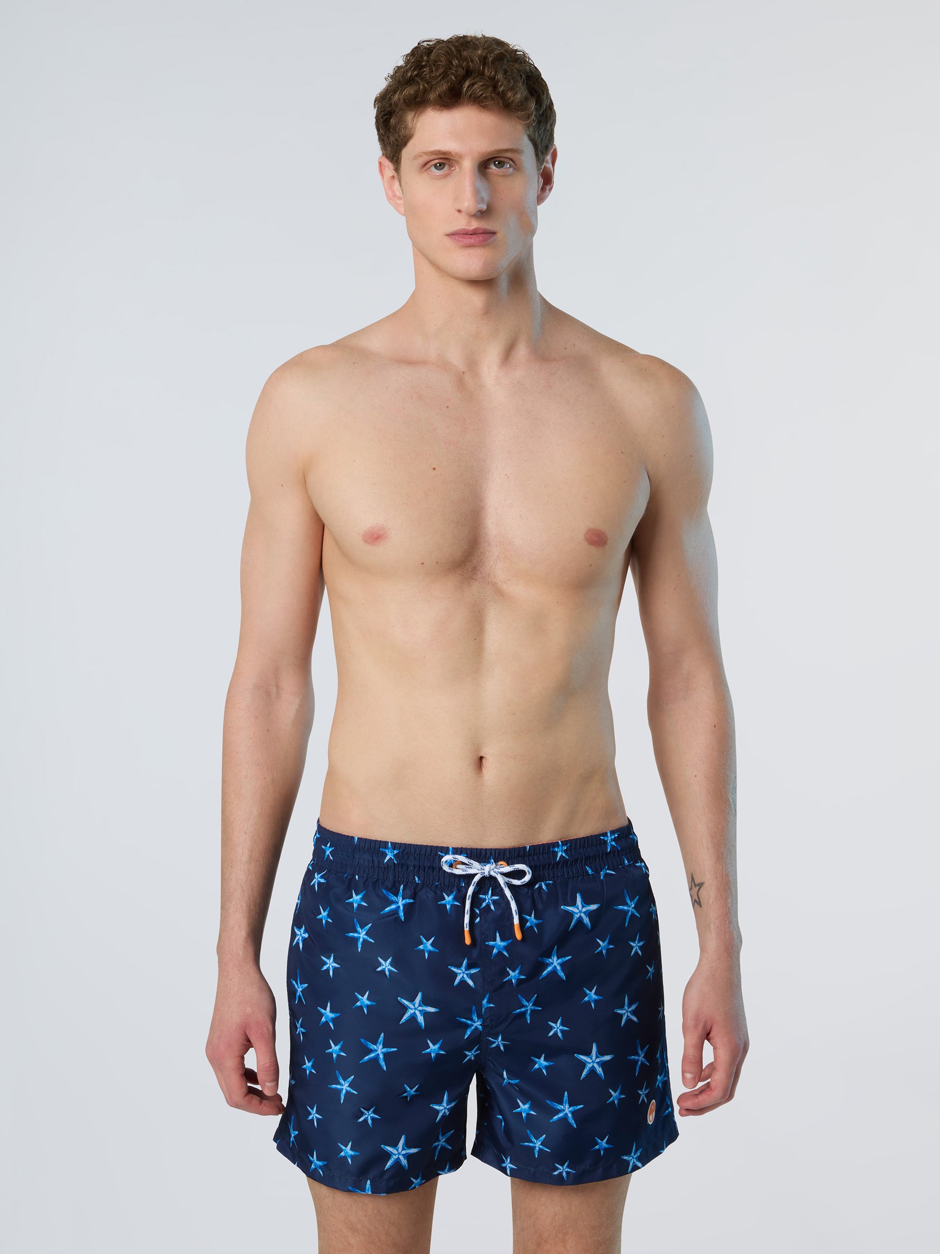 North Sails Badeshorts REPREVE® mit Ozean-Print