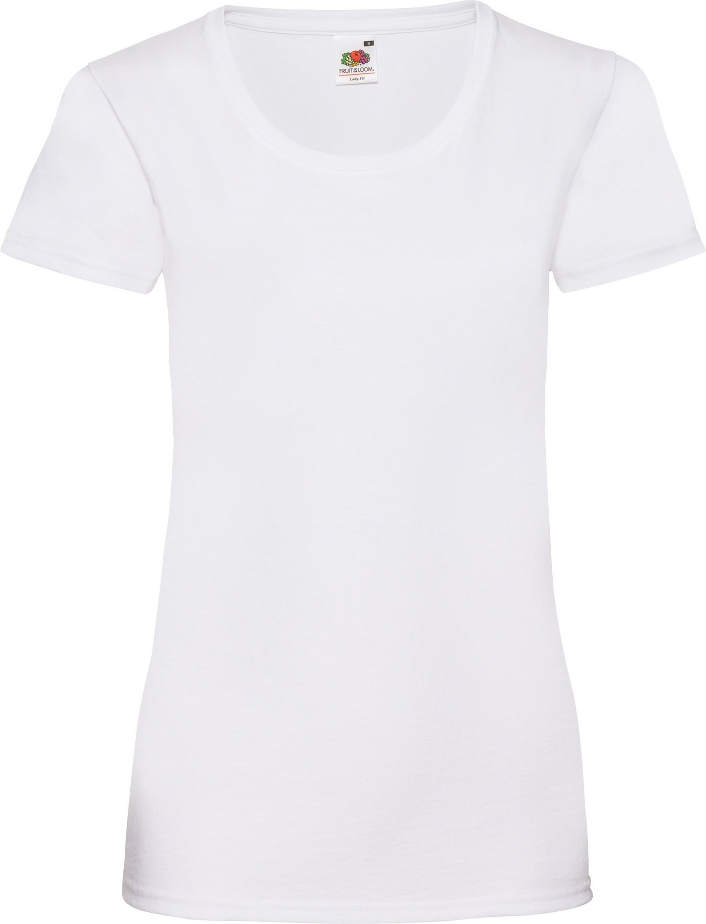Fruit Of The Loom - Kurzarm T-Shirts - Damen (Weiß)