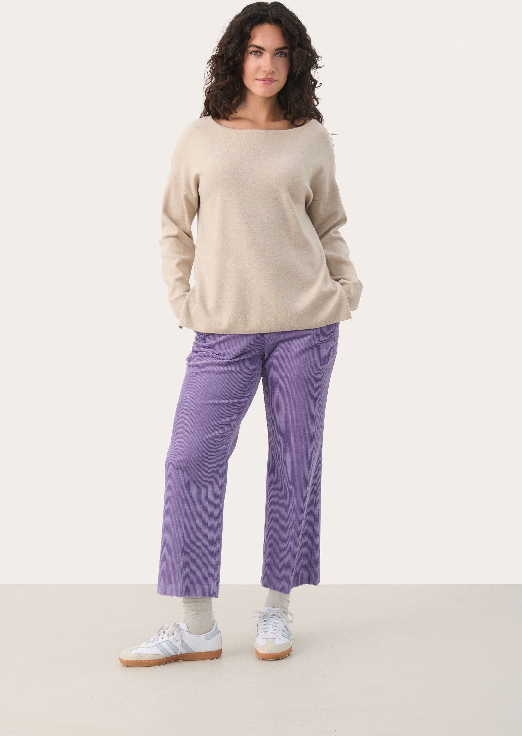 Strickpullover Relaxed fit beige