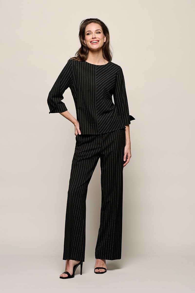 Zion Top Schwarz/Weiß