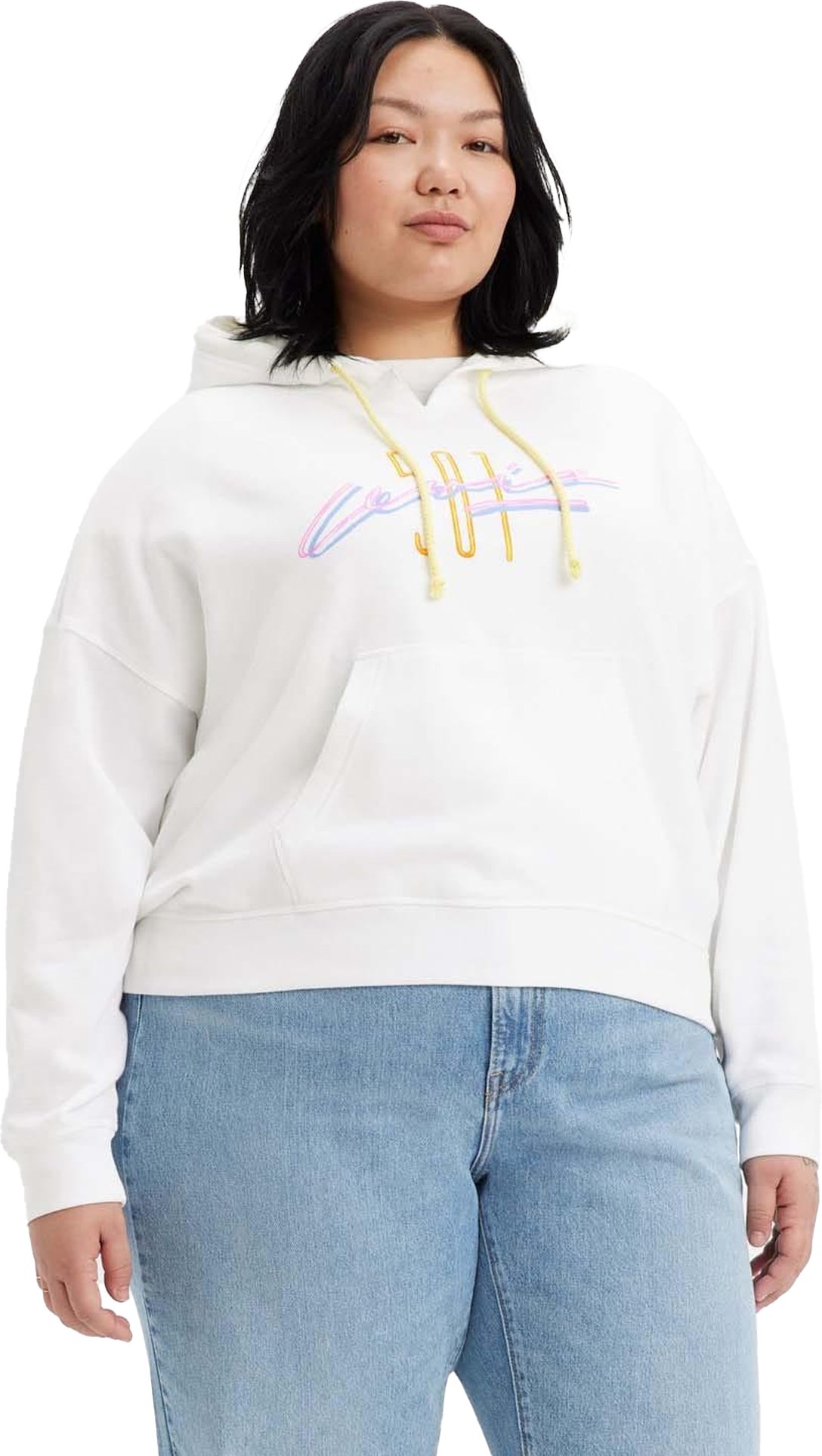 Levis - "Authentic" Kapuzenpullover für Damen (Weiß)