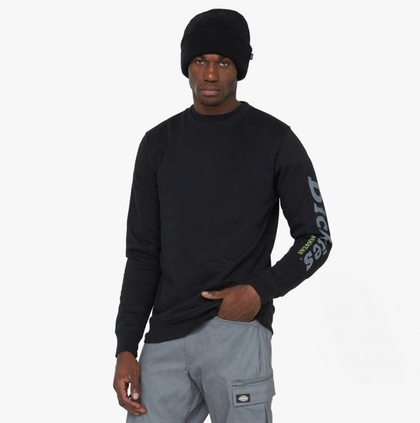 Dickies OKEMO Herren Grafik Sweatshirt Schwarz